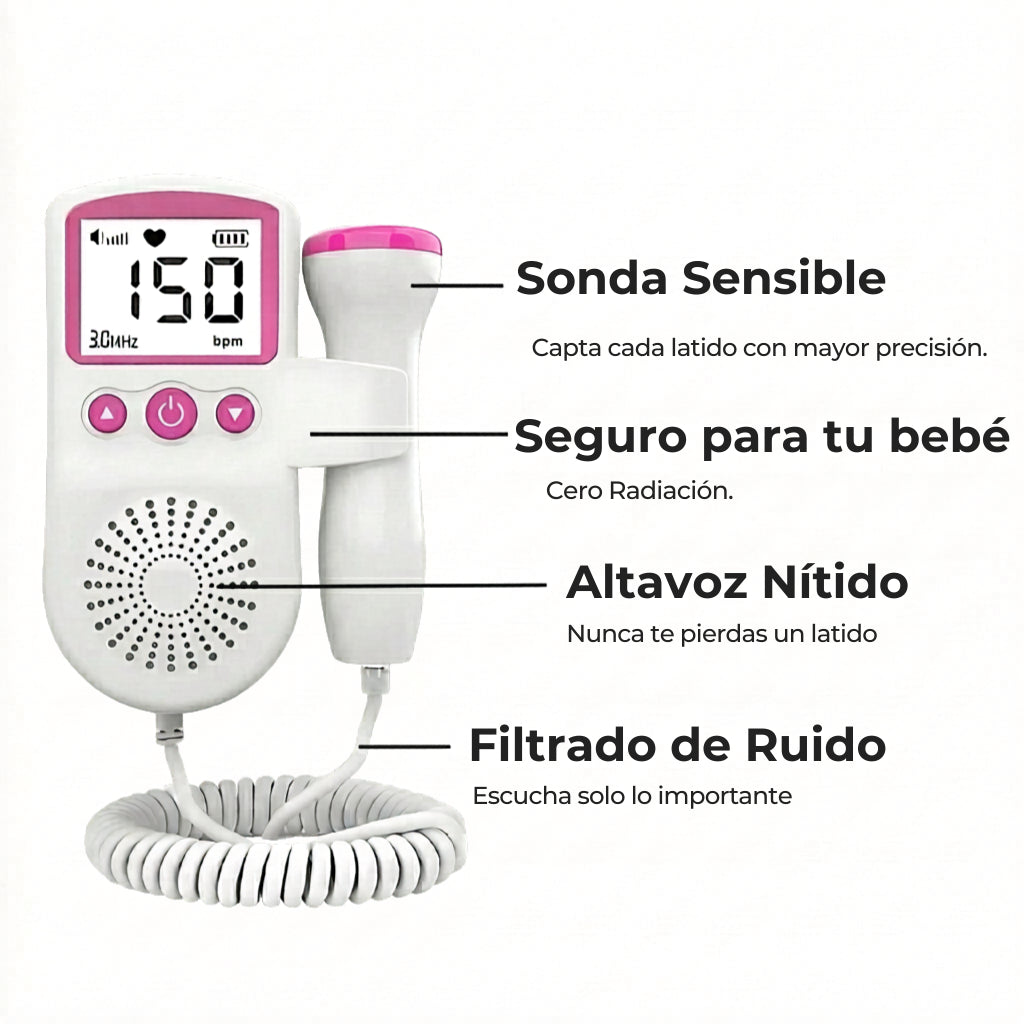 Monitor doppler fetal portátil