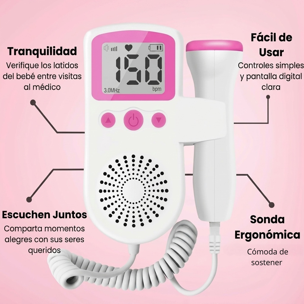 Monitor doppler fetal portátil